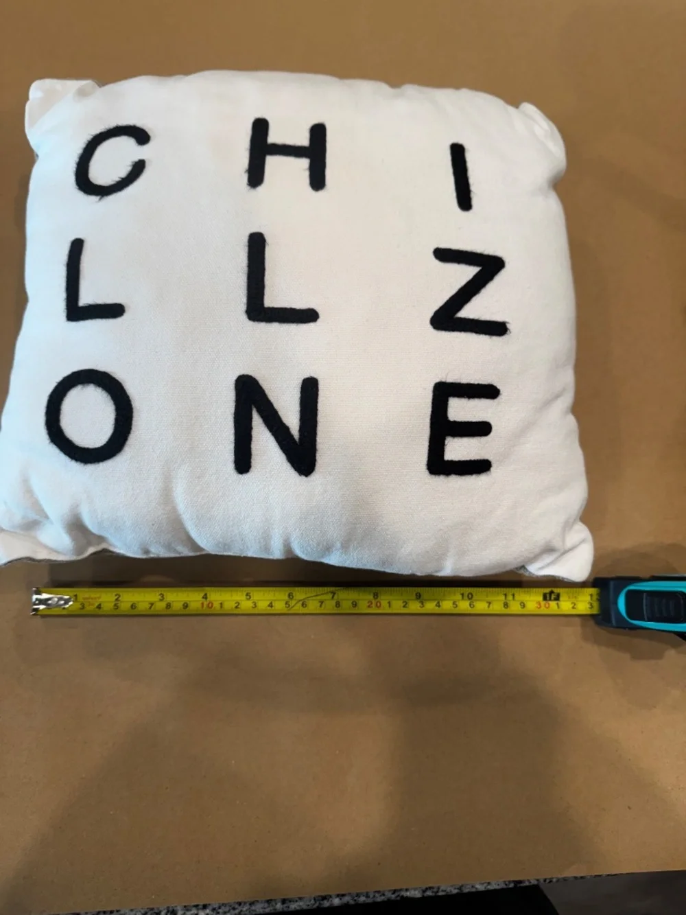 'Chill zone' pillow
